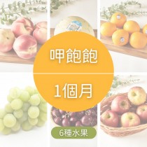 舒果箱 ❙ 呷飽飽 ❙ 6種水果 ❙ 訂閱1個月