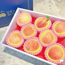 【預購】【免運】【母親節禮盒】粉紅甜蜜水蜜桃禮盒 (8顆/約1.2kg)